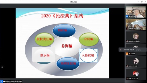 并在讲座结束时,积极发言,参与讨论,提出问题,许庆坤教授耐心指导,为