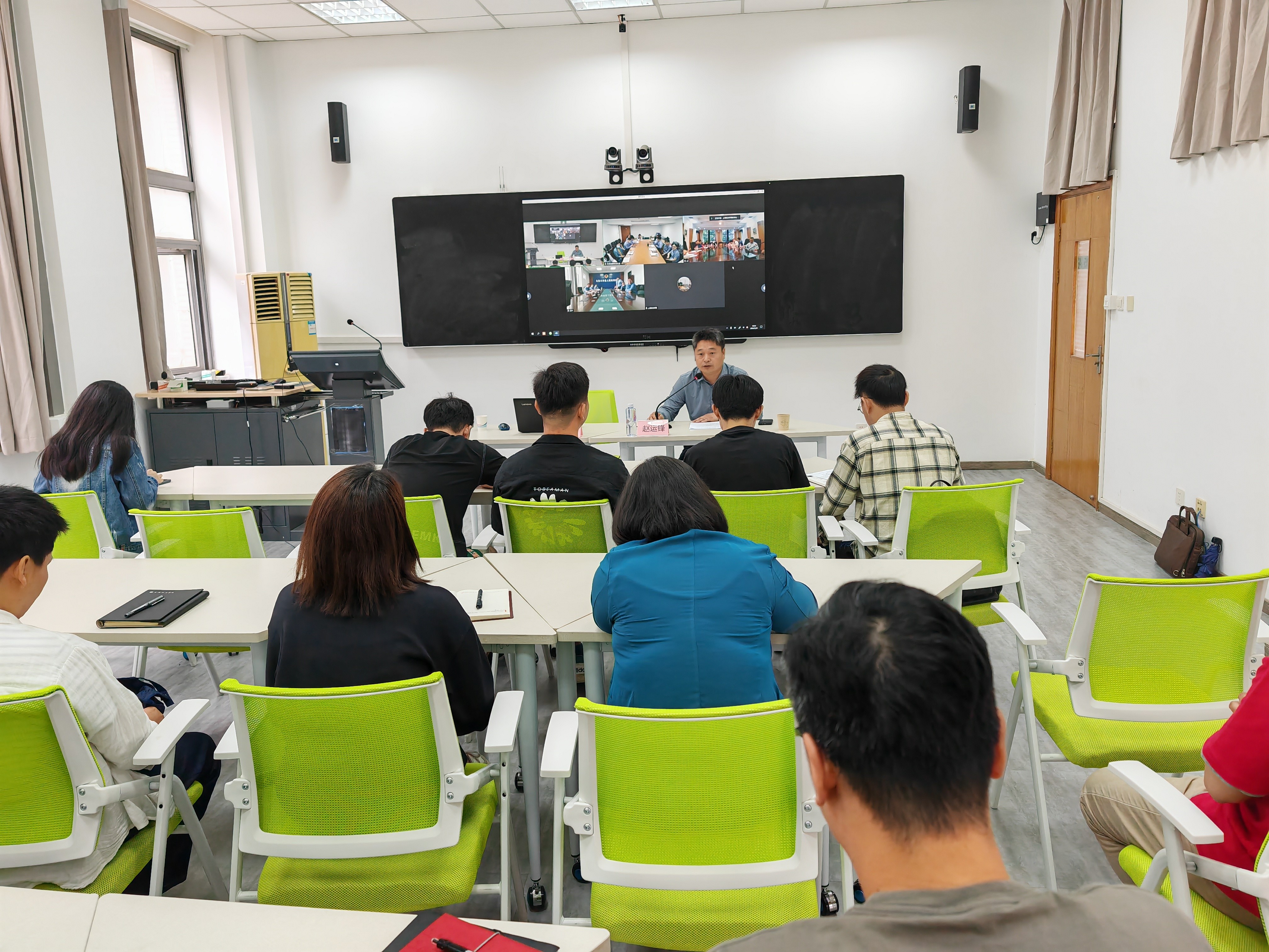 党纪学习教育|教务处党支部开展联组学习活动